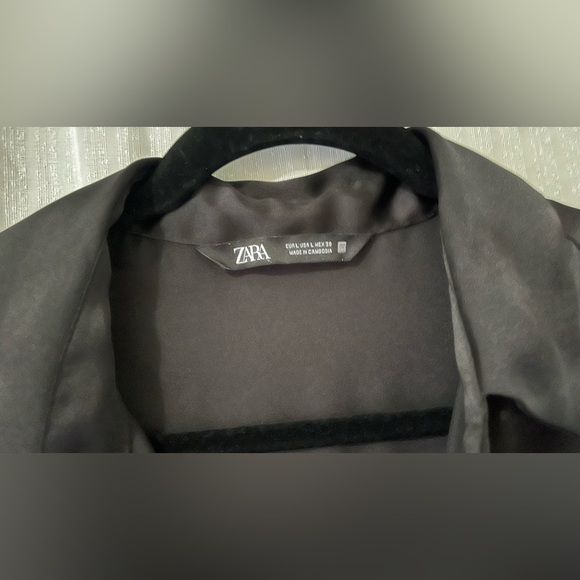 Zara Charcoal Gray Shirt - Picture 2 of 3